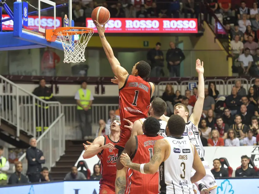 Trieste-Trento, la vittoria per i padroni di casa (Foto Bruni)