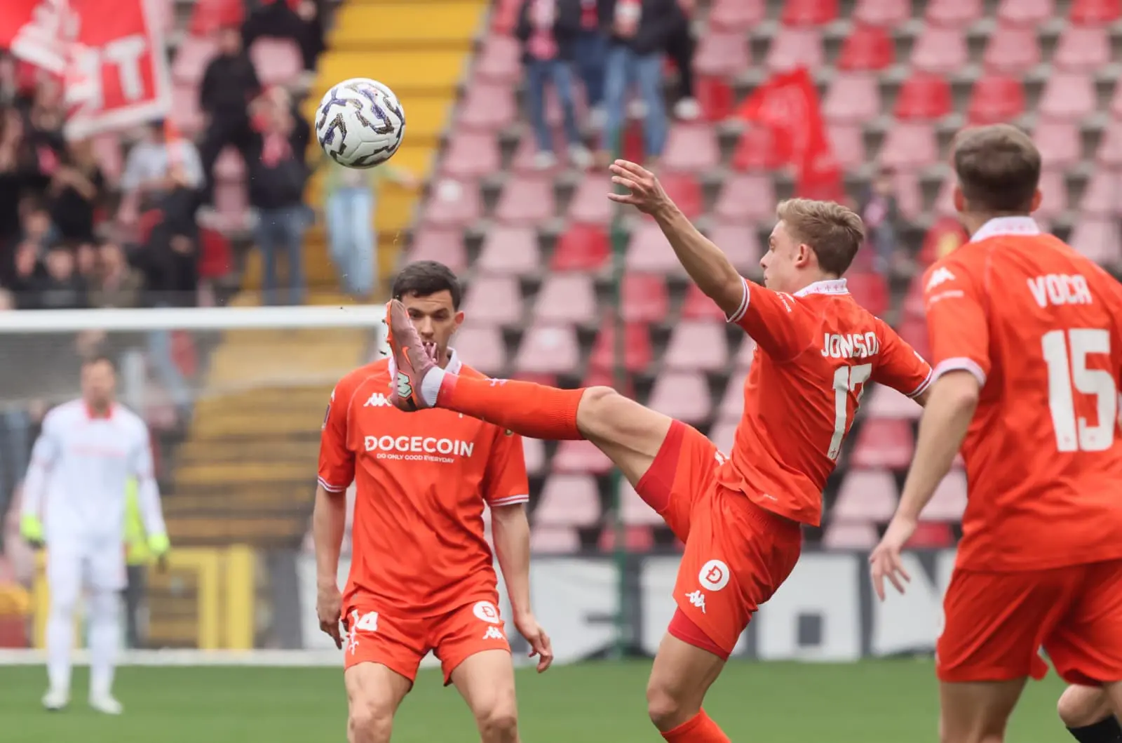 La Triestina in campo (Foto Lasorte)
