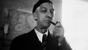 Un primo piano di Virgilio Giotti