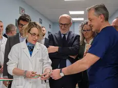 Il taglio del nastro della nuova Medicina d’Urgenza Foto Massimo Silvano