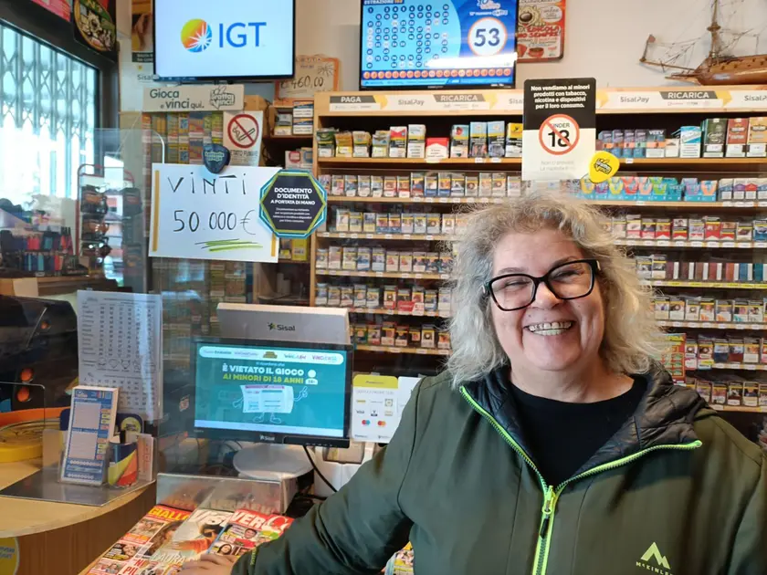 Roberta Scomersi, la titolare della rivendita