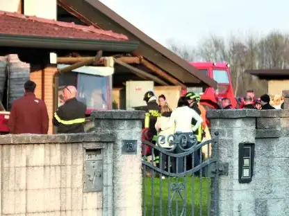 I soccorsi sul luogo dell'incidente, a Brugnera, in cui perse la vita Meris Corazza
