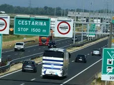 Autostrada nei pressi di un casello in Croazia (foto Voce del Popolo)