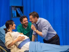 Una scena dello spettacolo Contrazioni pericolose