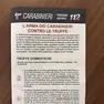 Uno dei volantini del carabinieri