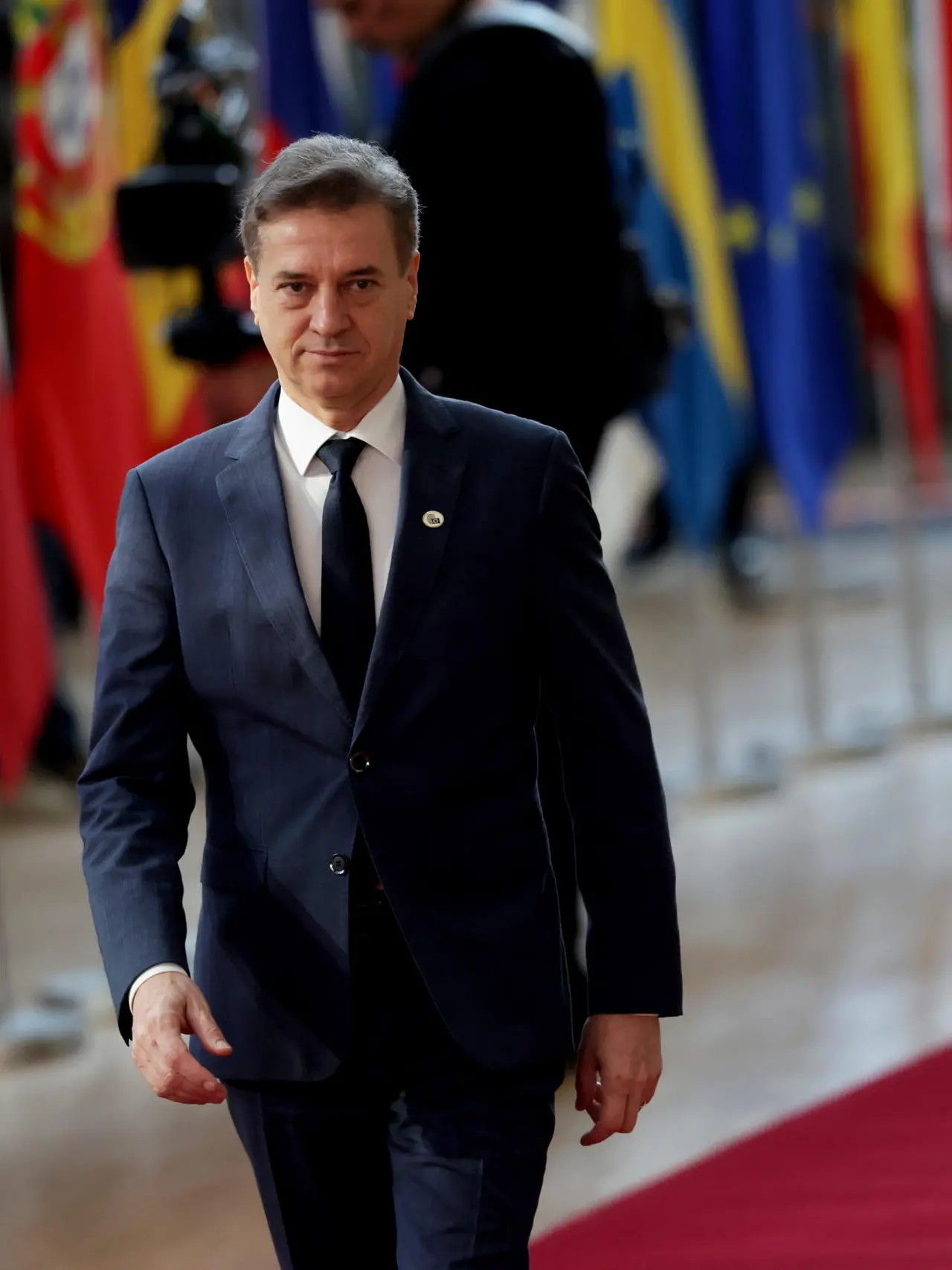 Il premier sloveno Robert Golob giovedì a Bruxelles