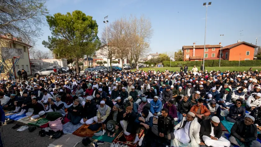 La cerimonia alle Stalle Rosse. Foto Bonaventura