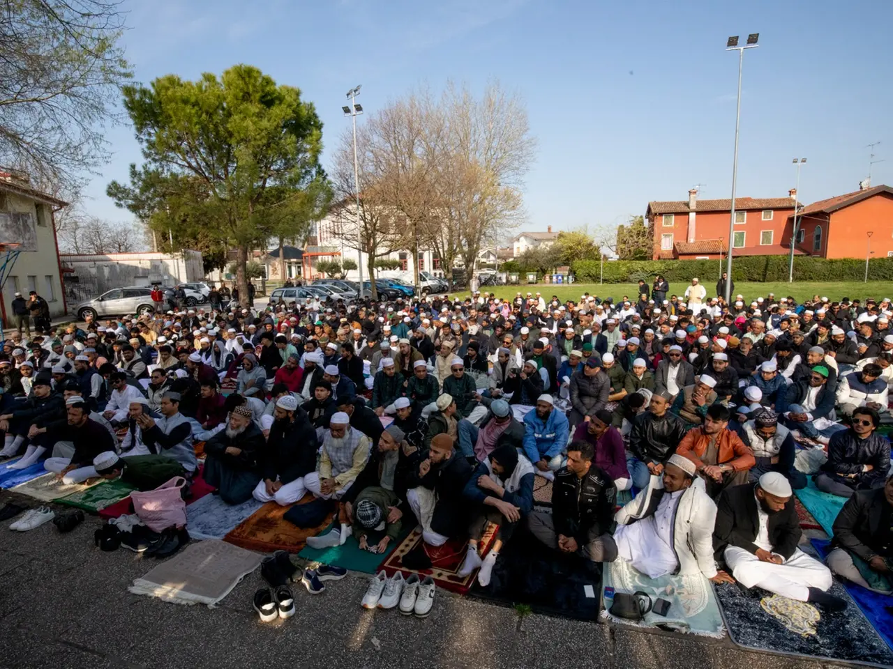 La cerimonia alle Stalle Rosse. Foto Bonaventura