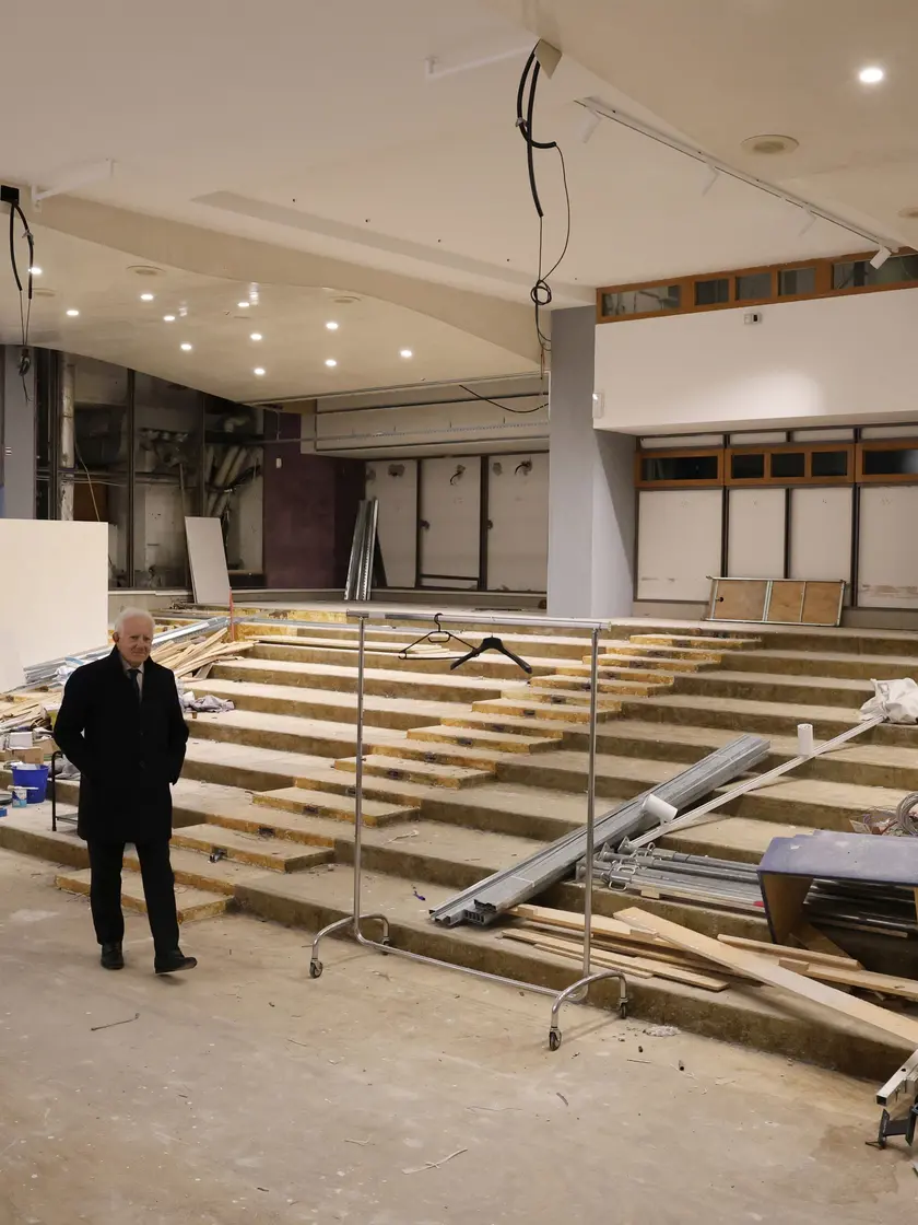 Gli spazi del Revoltella sottoposti a rinnovo (foto Lasorte)