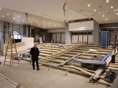 Gli spazi del Revoltella sottoposti a rinnovo (foto Lasorte)