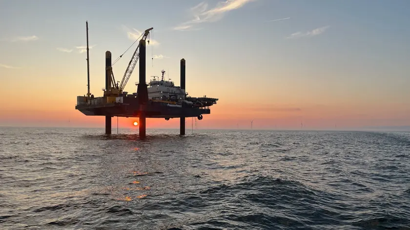 La lift boat della spedizione oceanografica internazionale