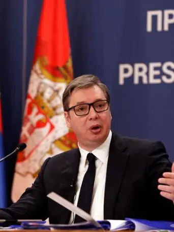 Il presidente serbo Aleksandar Vučić