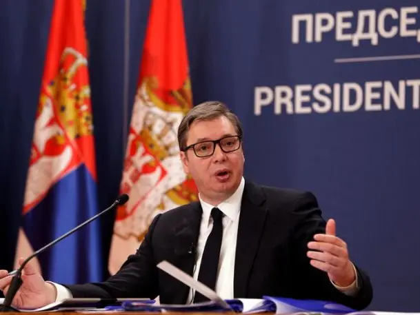 Il presidente serbo Aleksandar Vučić