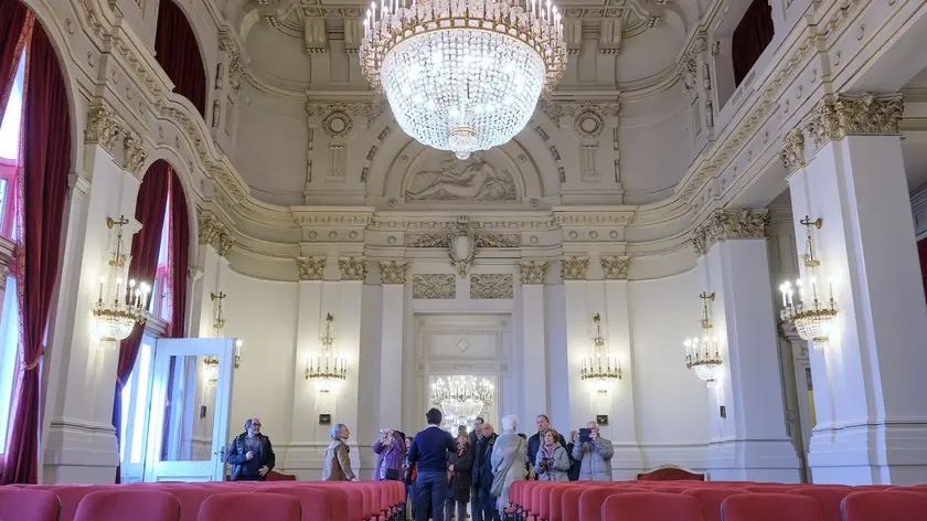 Le affollate visite al Palazzo del Governo di Trieste in occasione della Giornata del Fai di Primavera 2026. Foto di Massimo Silvano