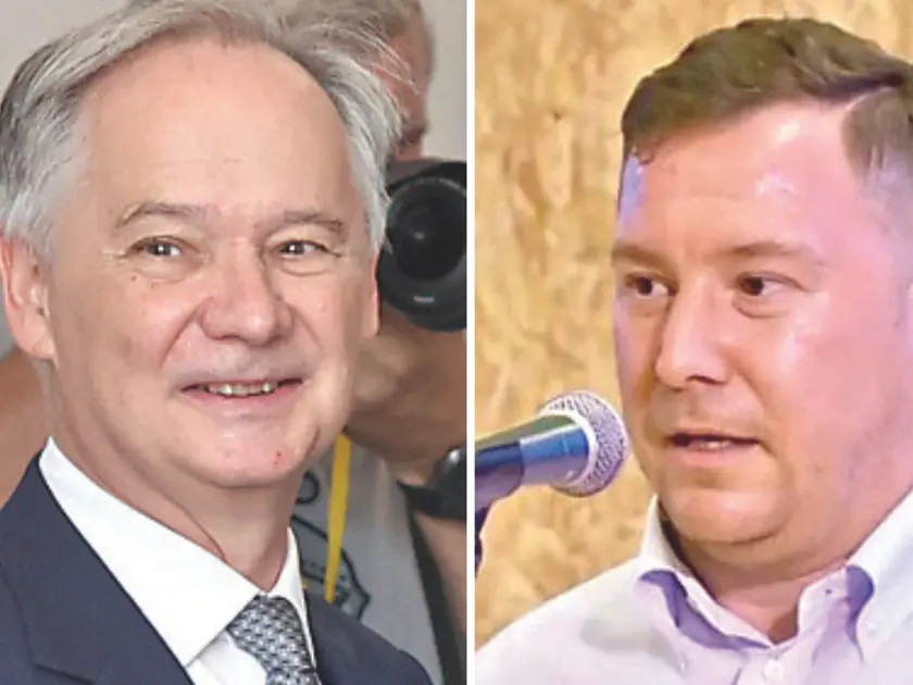 A sinistra Tremul, a destra Corva