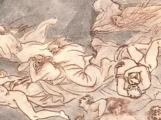 I lussuriosi descritti nel Canto V dell’Inferno dipinti da Giuseppe Lorenzo Gatteri