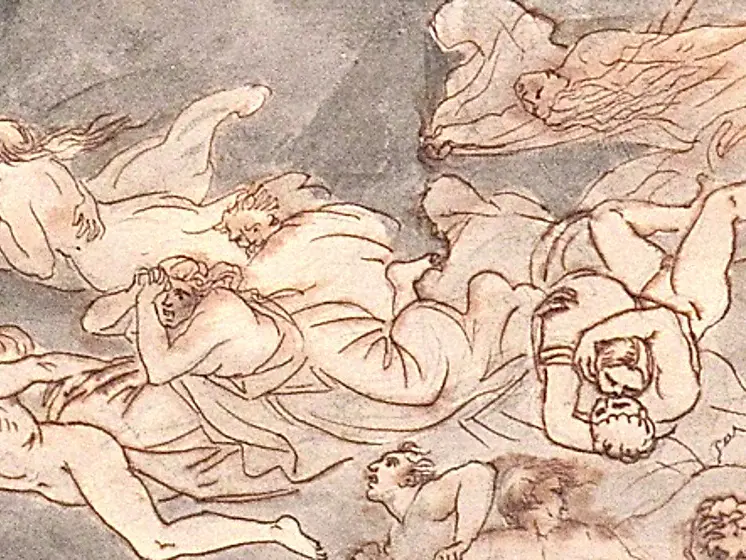 I lussuriosi descritti nel Canto V dell’Inferno dipinti da Giuseppe Lorenzo Gatteri