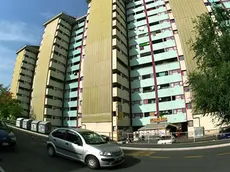 Il complesso delle “case dei Puffi”. Foto Lasorte