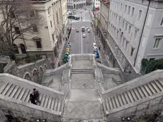 La Scala dei Giganti vista dall’alto (foto Francesco Bruni)