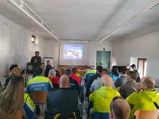 La riunione operativa per l’esercitazione di sabato in Carso