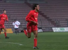 Roberto Vecchiato in versione calciatore con la maglia dell’Unione