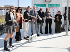 L'inaugurazione. Foto Lasorte