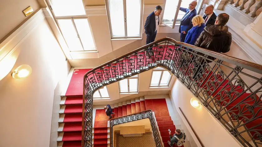 Gli interni dell’ex palazzo della Banca d’Italia (Tibaldi)