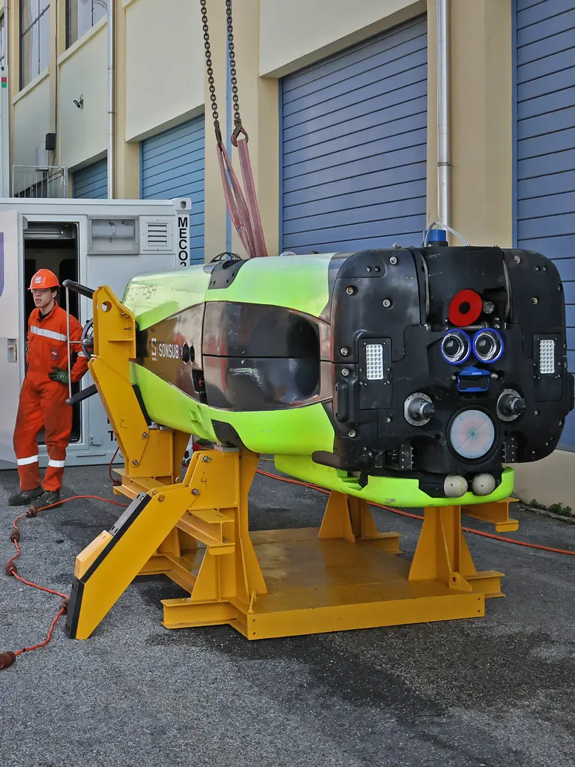 Il FlatFish realizzato da Saipem nella base del gruppo a Trieste