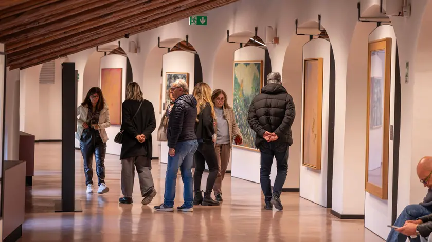 Verso la chiusura la mostra Confini allestita a Villa Manin (fotoservizio Petrussi)