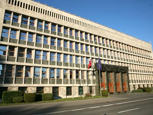 La sede dell’Assemblea nazionale a Lubiana