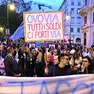 Corteo dell’ottobre 2024 contro il progetto della cabinovia (foto Lasorte)
