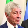 Il ministro per lo Sport, Andrea Abodi, assieme al governatore Massimiliano Fedriga (foto Lasorte)