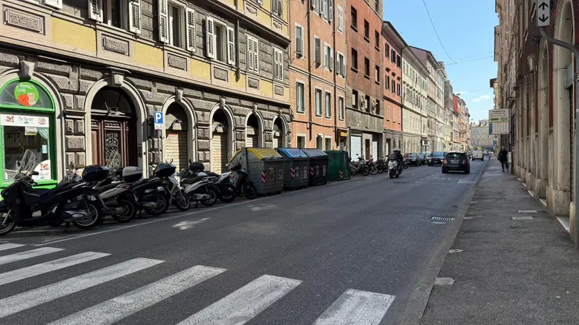 Il punto in cui è avvenuto lo schianto (fotoservizio Massimo Silvano)