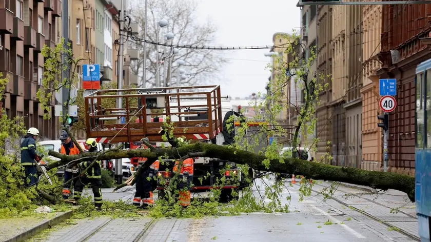 Maltempo in Croazia, gli interventi dei Vigili del fuoco