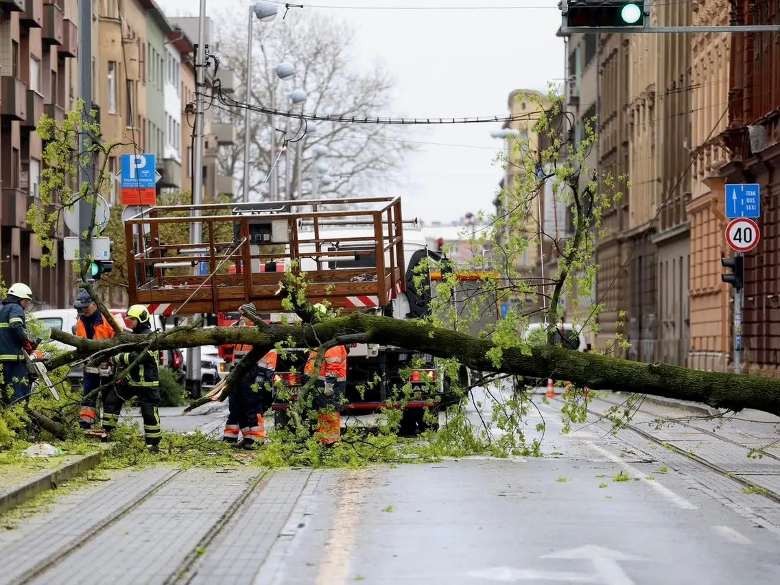 Maltempo in Croazia, gli interventi dei Vigili del fuoco