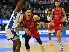 Il play biancorosso Colbey Ross (foto Francesco Bruni)