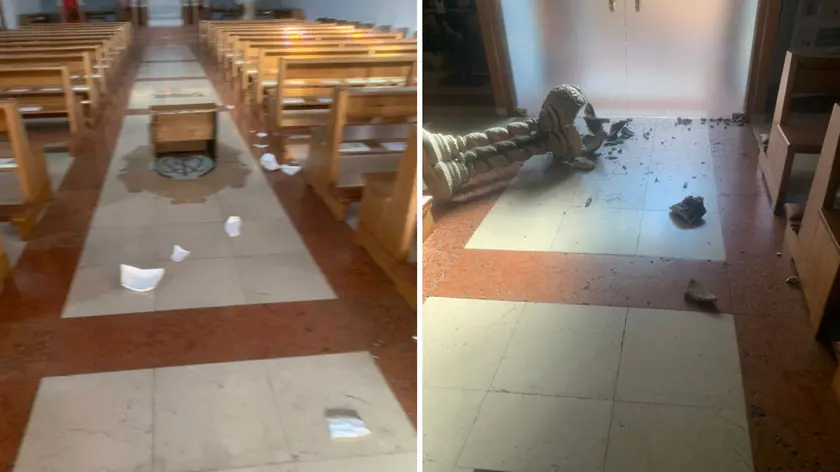 Le immagini pubblicate da don Alessandro Cucuzza