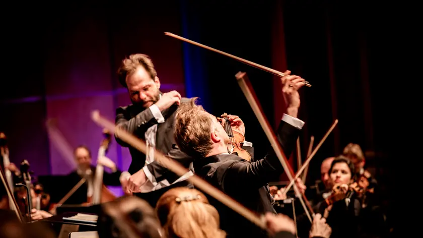 Un momento del primo concerto al Rossetti del festival di primavera Foto Julia Wesely
