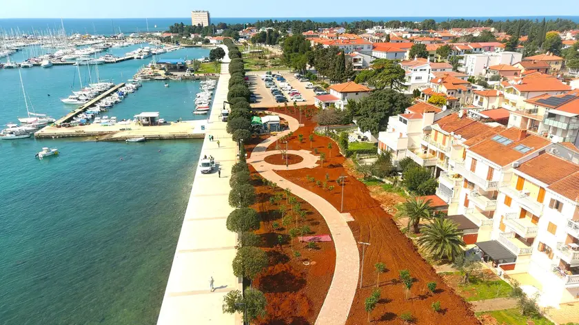 Sta nascendo il Parco degli agrumi: una veduta dall’alto foto città di Umago
