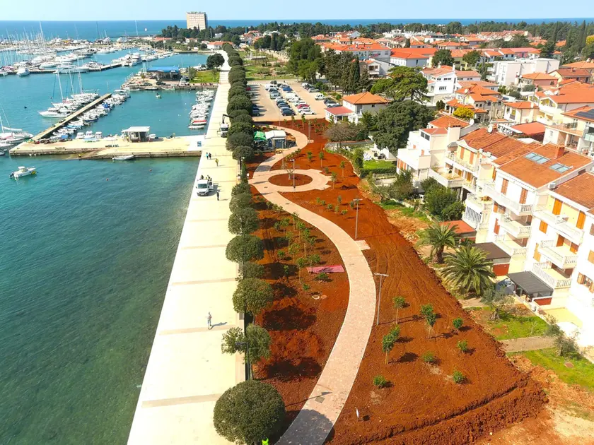 Sta nascendo il Parco degli agrumi: una veduta dall’alto foto città di Umago