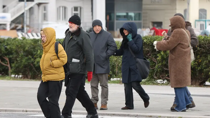 Freddo e bora a Trieste