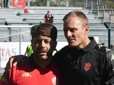 Matteo Ciofani (a destra) assieme a Marino