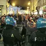 Una protesta No Green pass a Trieste (Lasorte)