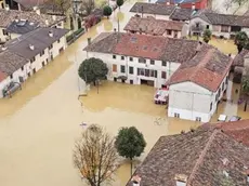 Un’immagine dell’alluvione dello scorso novembre