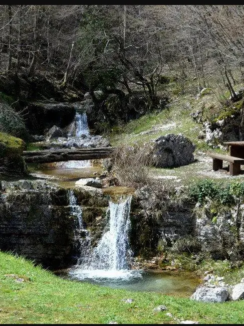 Un corso d' acqua del Monte Maggiore (foto Parco naturale)