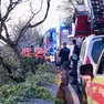 Le operazioni di soccorso sul luogo dell'incidente (foto Massimo Silvano)