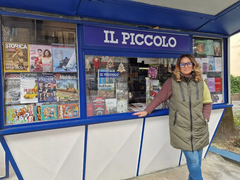 Marella oggi titolare dell’edicola (Bonaventura)