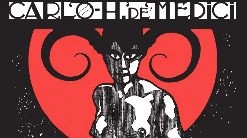 L'illustrazione creata da De Medici per la copertina di Gomoria, edizioni Cliquot