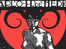 L'illustrazione creata da De Medici per la copertina di Gomoria, edizioni Cliquot