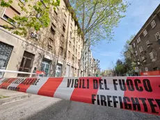 La zona dello scoppio messa sotto sigillo (Silvano)